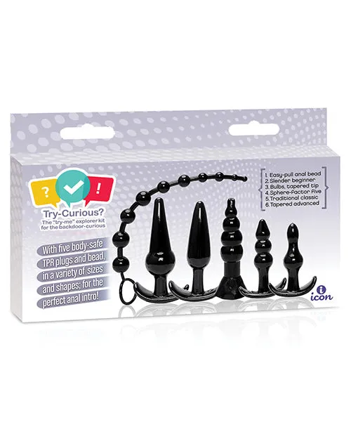 Icon Brands INC Anal Trycurious Anal Plug Kit