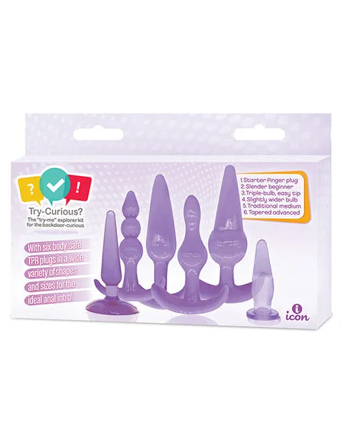 Icon Brands INC Anal Trycurious Anal Plug Kit