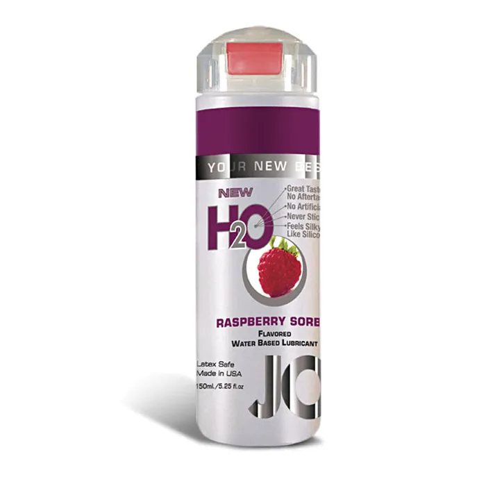 JO H2O Raspberry Sorbet 525 Oz Flavored Lube System JO Vibrators