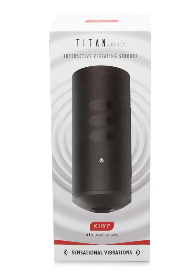 Kiiroo Titan Interactive Vibrating Masturbator Kiiroo Male Sex Toys