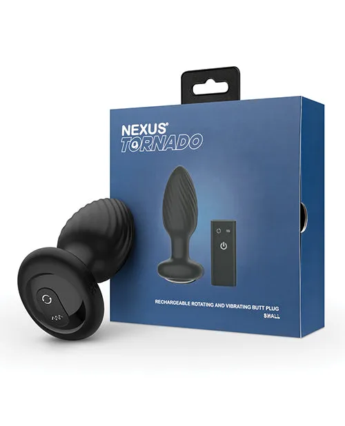 Libertybelle Marketing Anal Nexus Tornado Rotating Vibrating Butt Plug Black