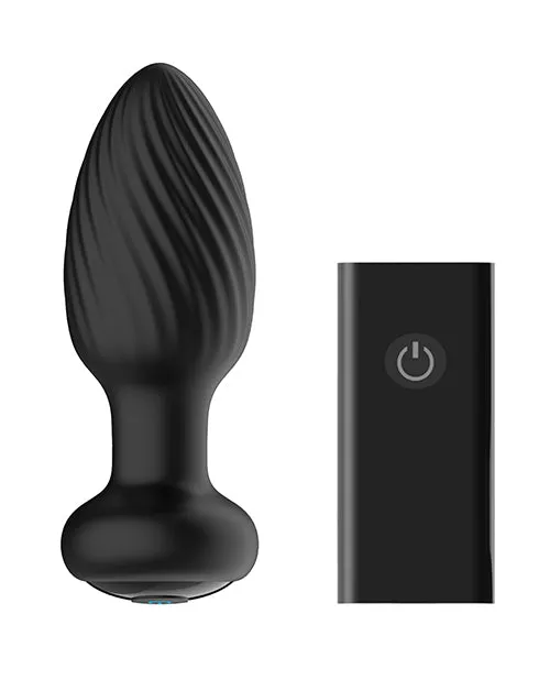 Libertybelle Marketing Anal Nexus Tornado Rotating Vibrating Butt Plug Black