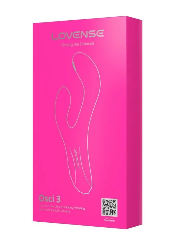 Lovense Female Sex Toys Lovense Osci 3 Rechargeable Silicone GSpot Vibrator with Clitoral Stimulator