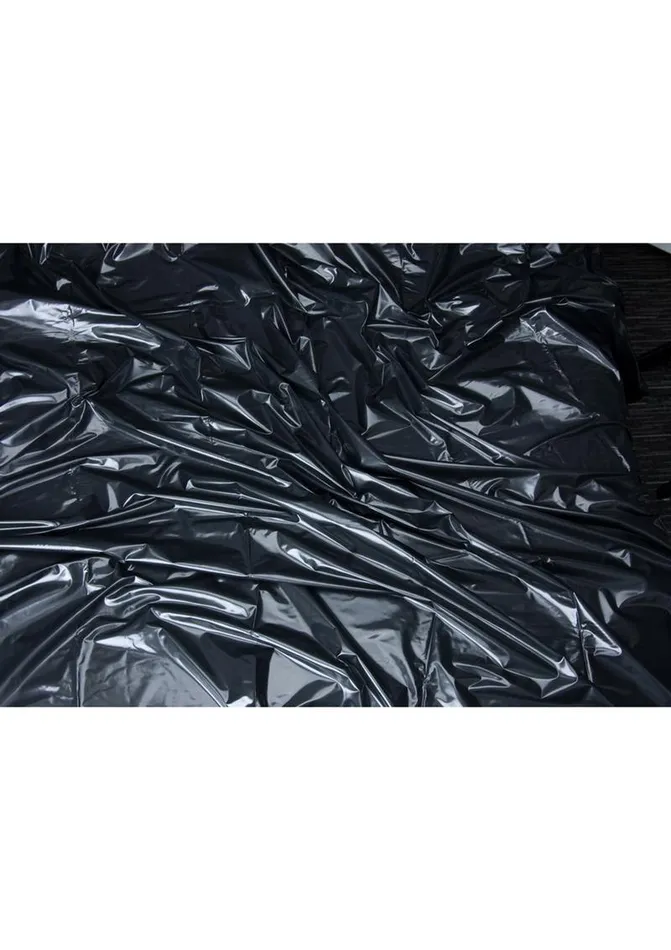 Lux Fetish Vinyl Bed Sheet Black California King Size Lux Fetish Anal