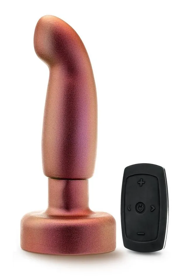 Male Sex Toys Anal Adventures Anal Adventures Matrix Bionic Plug Rechargeable Silicone Anal Plug with Remote Cosmic