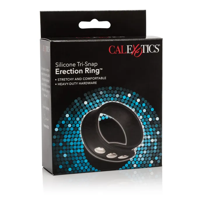 Male Sex Toys California Exotic Silicone TriSnap Erection Ring