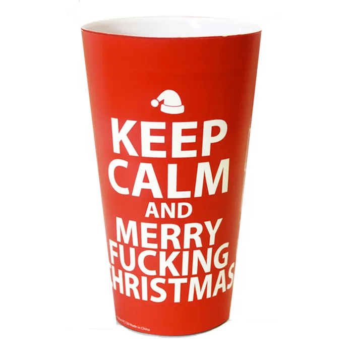 Male Sex Toys Keep Calm Merry Fucking Christmas Cup Kalan LP