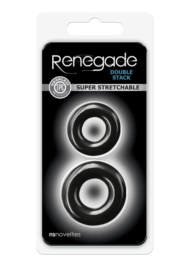 Male Sex Toys Renegade Renegade Double Stack Super Stretchable Cock Rings