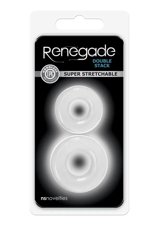 Male Sex Toys Renegade Renegade Double Stack Super Stretchable Cock Rings