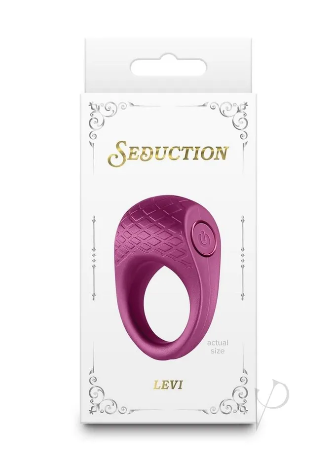 Male Sex Toys Star Power Seduction Levi Rechargeable Silicone Cock Ring