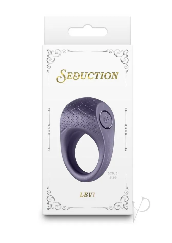 Male Sex Toys Star Power Seduction Levi Rechargeable Silicone Cock Ring