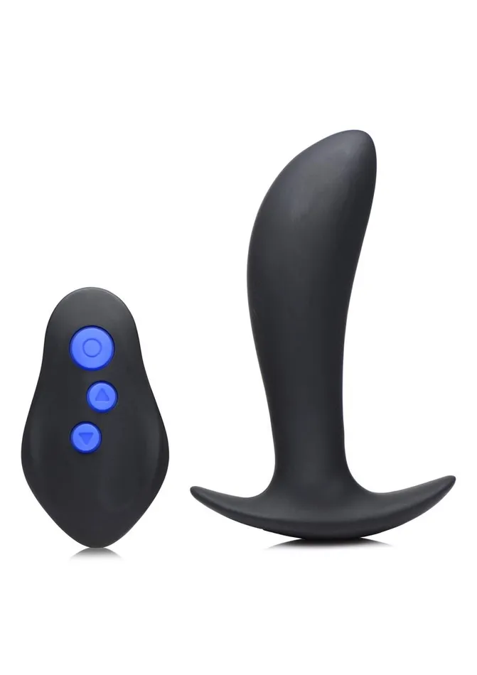 Male Sex Toys Zeus Electrosex Zeus ProShocker 8x Vibrating and EStim Silicone Rechargeable Prostate Plug with Remote Control