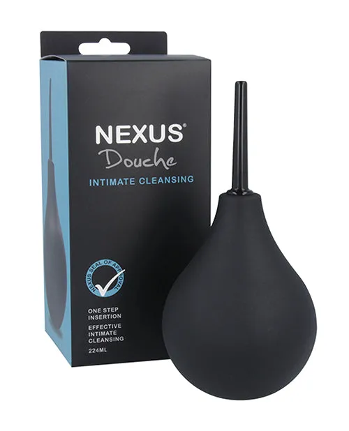 Nexus NonReturn Valve Anal Douche 224 ml Black Libertybelle Marketing Anal