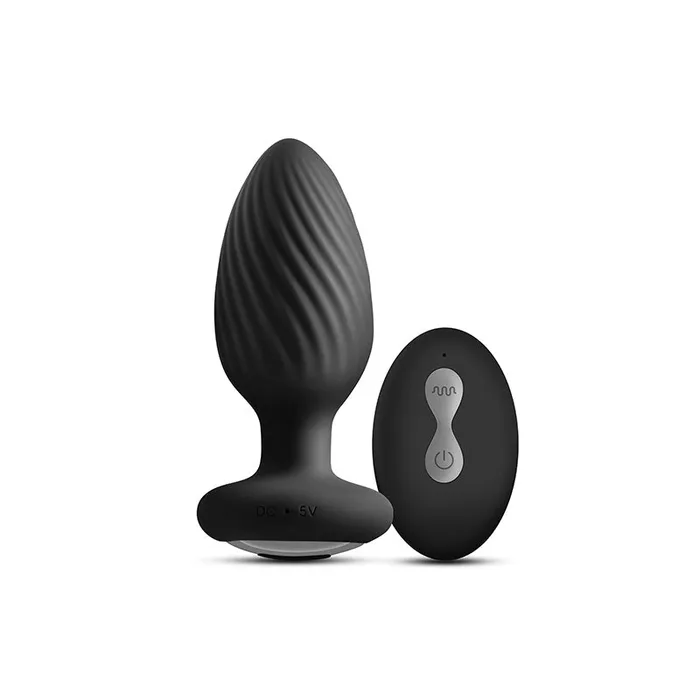 NS Novelties Male Sex Toys Renegade Alpine 20 107 cm USB Rechargeable Gyrating Anal Plug with Remote