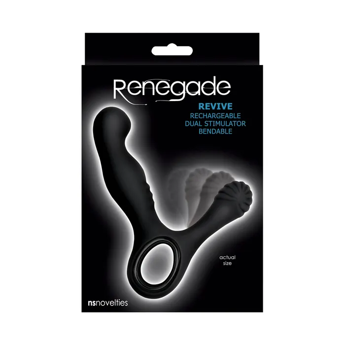 nsnovelties Anal Renegade Revive Prostate Massager Black