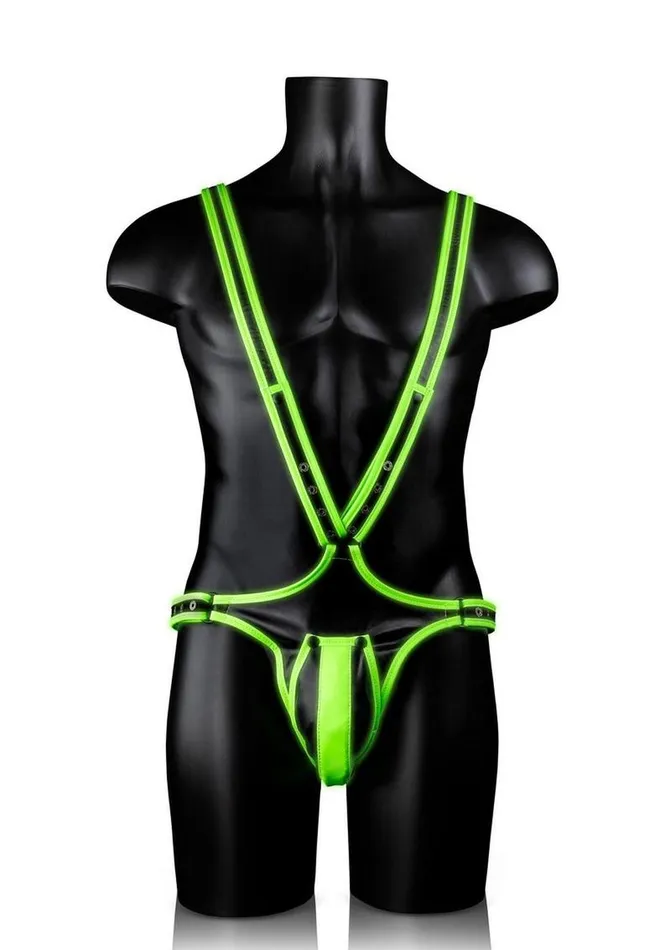 Ouch Bonded Leather Full Body Harness Ouch Female Sex Toys