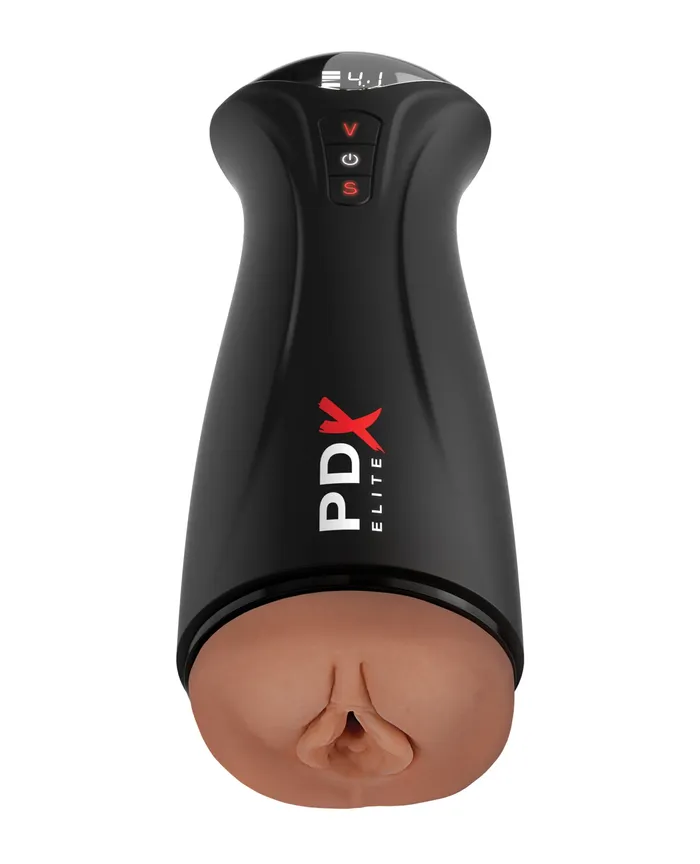 Pdx Brands Male Sex Toys PDX Elite Fuck Gasm Pussy Stroker Brown