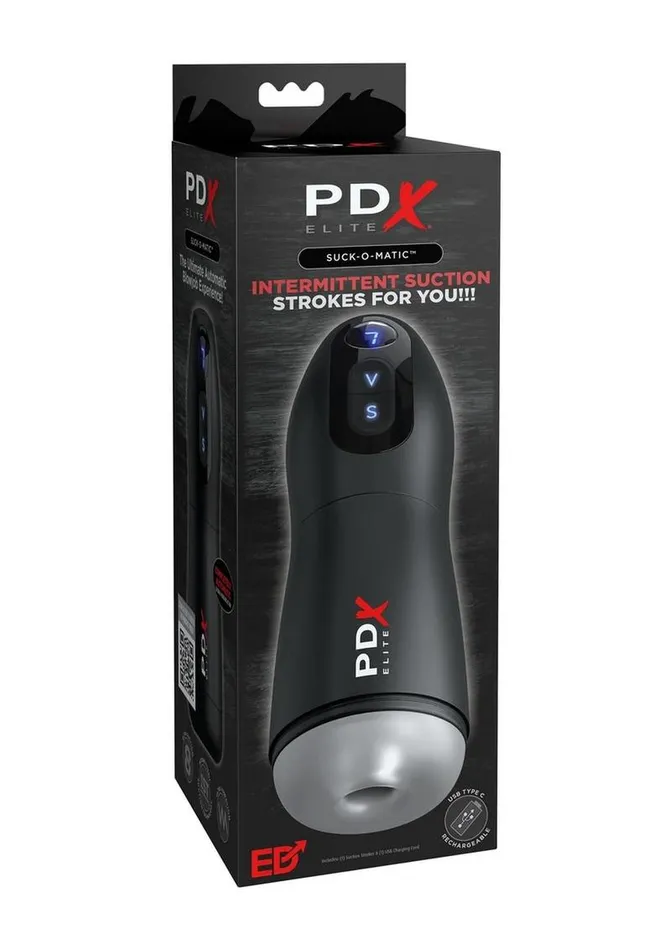 Pdx Elite SuckOMatic Rechargeable Masturbator PDX Elite Male Sex Toys