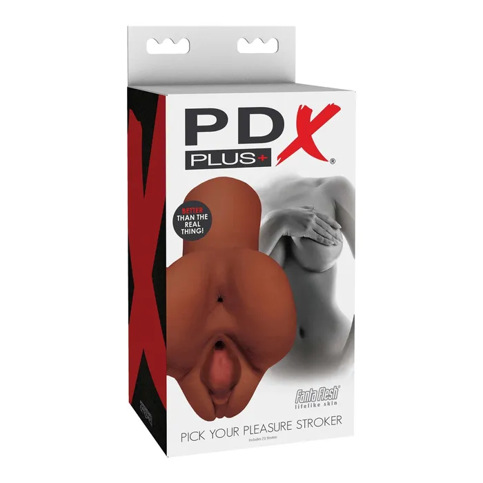 Pipedream Male Sex Toys Pick Your Pleasure Stroker Brown