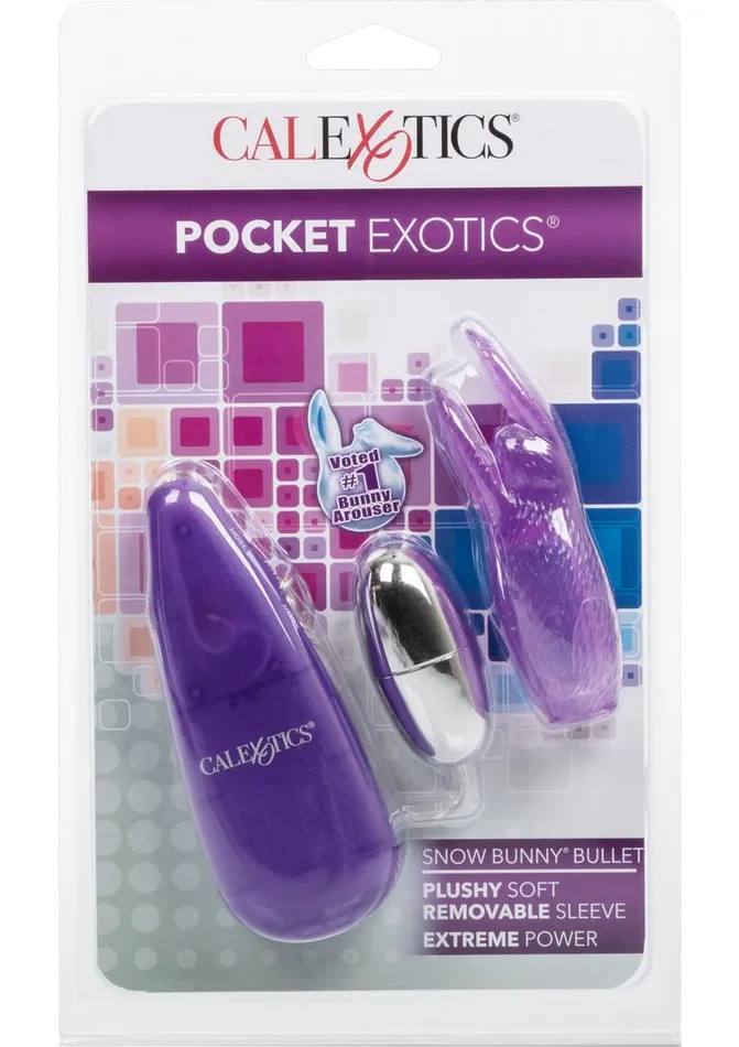 Pocket Exotics Snow Bunny Bullet Pocket Exotics Female Sex Toys