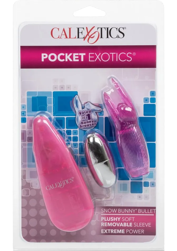 Pocket Exotics Snow Bunny Bullet Pocket Exotics Female Sex Toys