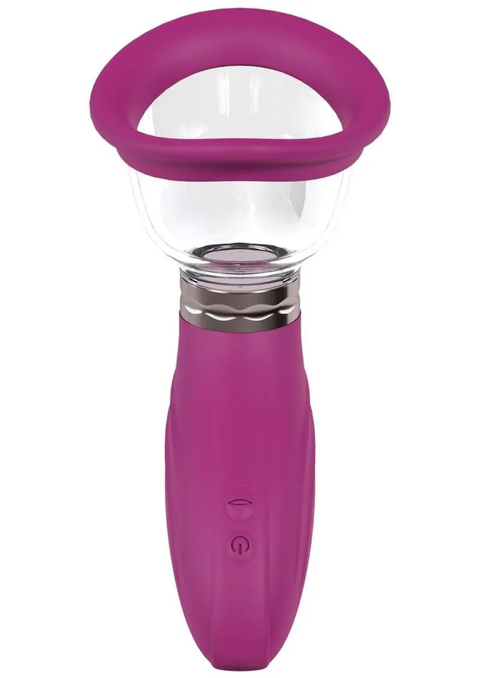 Pumped Pumped Delightful Automatic 5 Speed Silicone Rechargeable Vulva Clitoral Nipple and Breast Pump Female Sex Toys