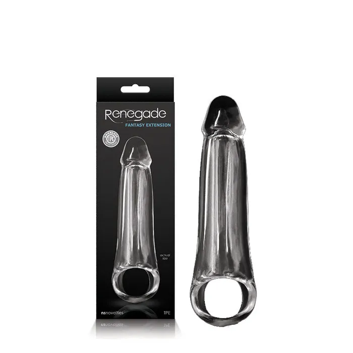 Renegade Fantasy Extension Clear Small Penis Sleeve NS Novelties Male Sex Toys