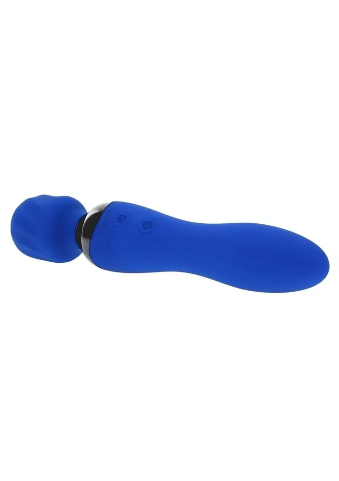 Selopa Vibrators Selopa Blue Belle Silicone Rechargeable Dual End Vibrating Wand