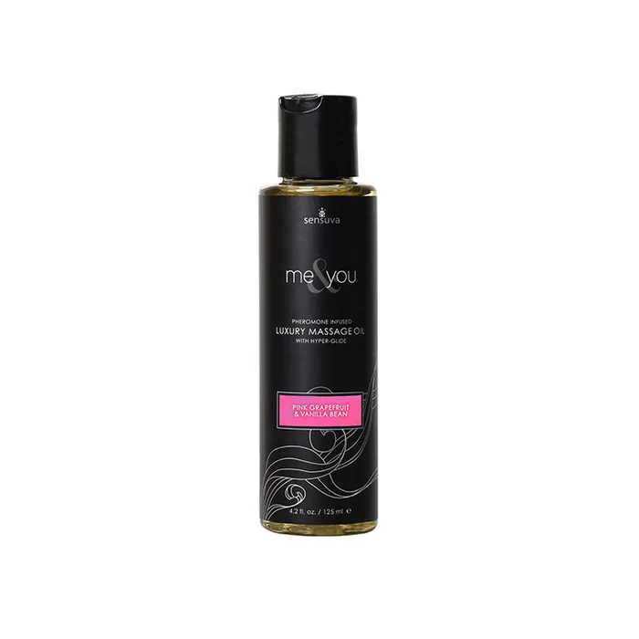 Sensuva Couples Pink Grapefruit Vanilla Massage Oil