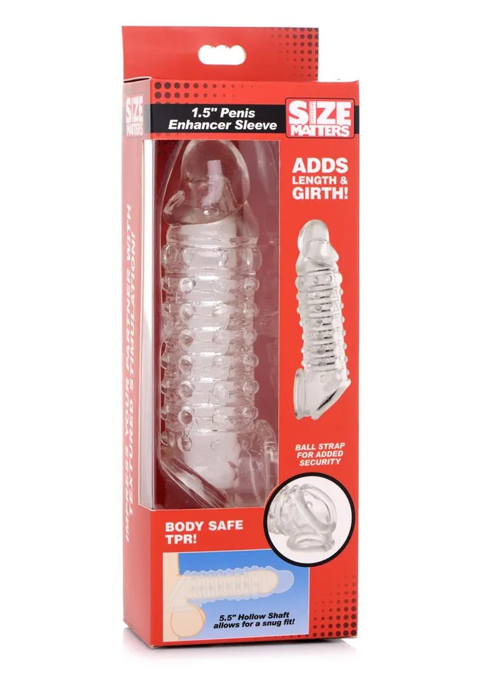 Size Matters Male Sex Toys Size Matters Penis Enhancer Sleeve