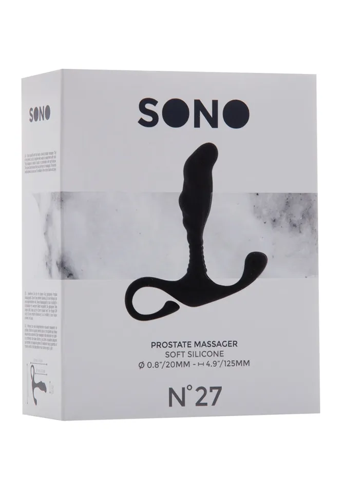 Sono No27 Prostate Massager Black Shots Sono Anal