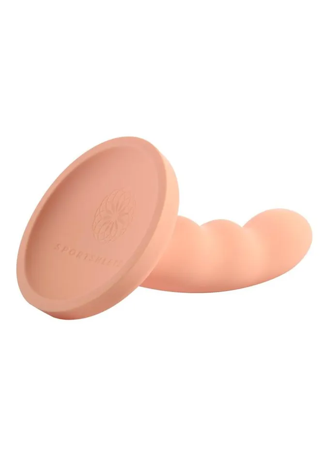 Sportsheets Ren Silicone Curved Dildo with Suction Cup Female Sex Toys