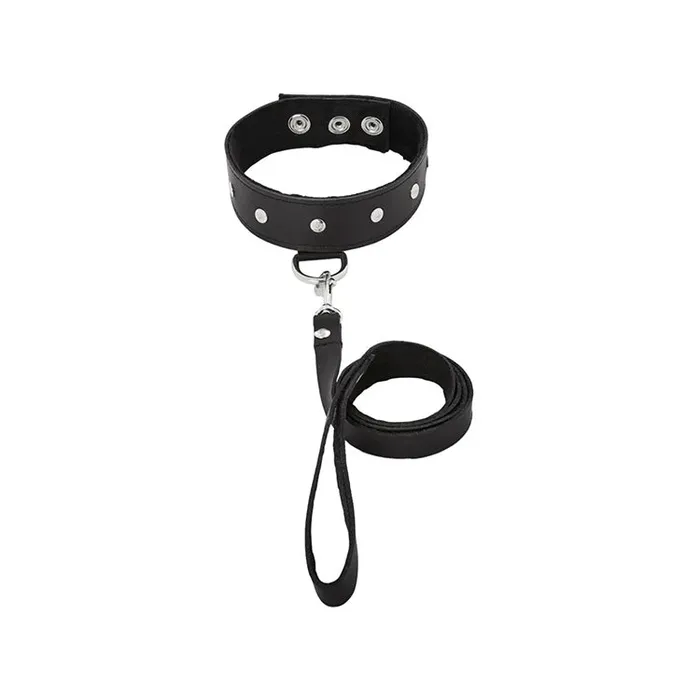 Sportsheets Restraints Leather Collar and Leash Set