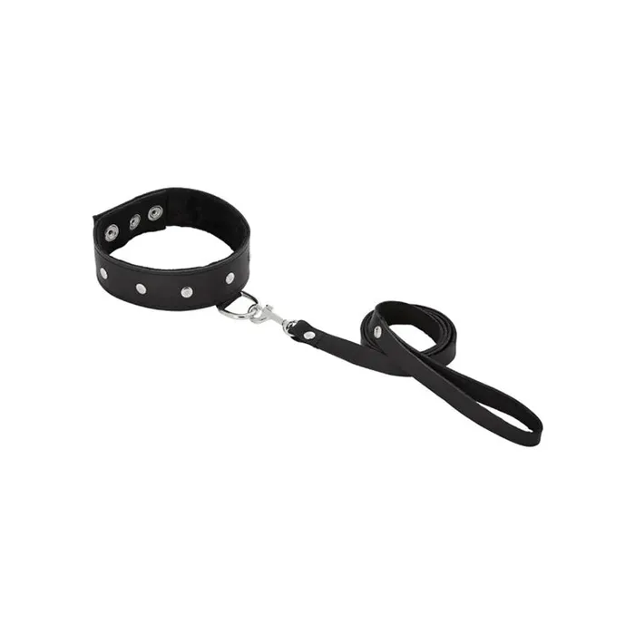 Sportsheets Restraints Leather Collar and Leash Set