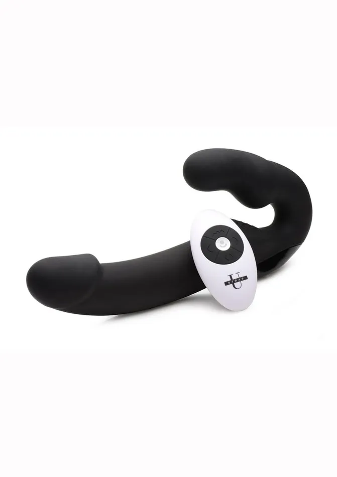 Strap U Urge Rechargeable Silicone Strapless StrapOn with Remote Control STRAP U Female Sex Toys