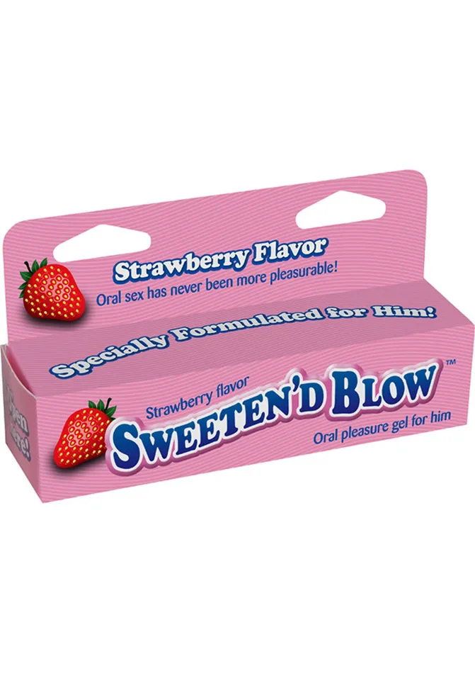 Sweeten D Blow Flavored Oral Pleasure Gel 15oz Strawberry Sweeten D Blow Enhancers