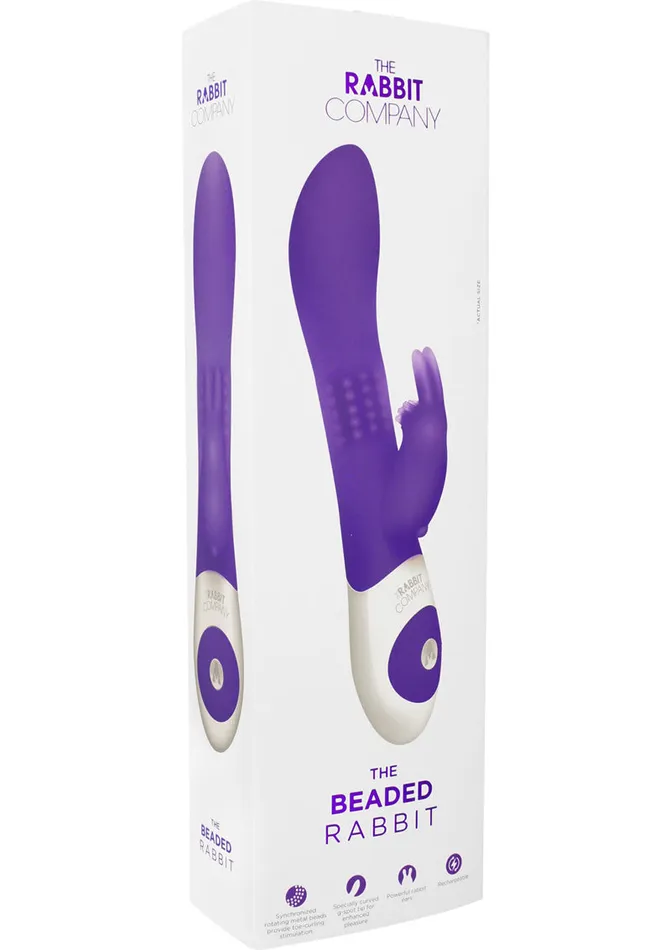 The Beaded Rabbit Rechargeable Silicone GSpot Vibrator The Rabbit Company Female Sex Toys