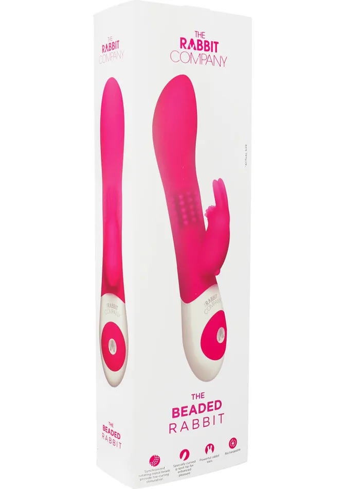 The Beaded Rabbit Rechargeable Silicone GSpot Vibrator The Rabbit Company Female Sex Toys