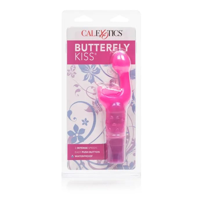 Vibrators California Exotic Butterfly Kiss Vibe Pink