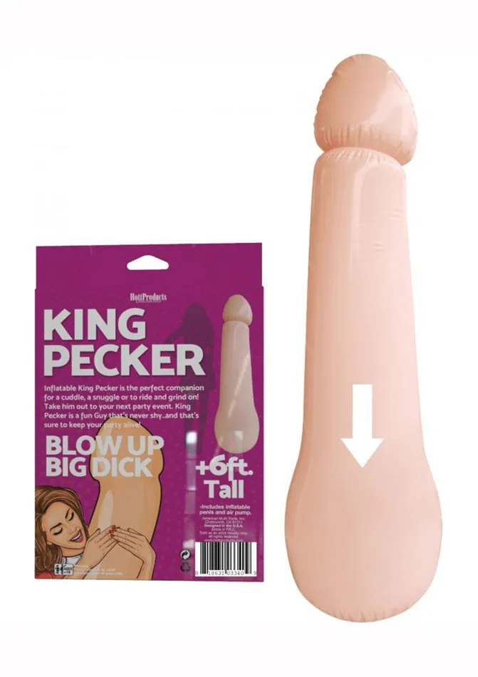 Vibrators Hott Products King Pecker Inflatable