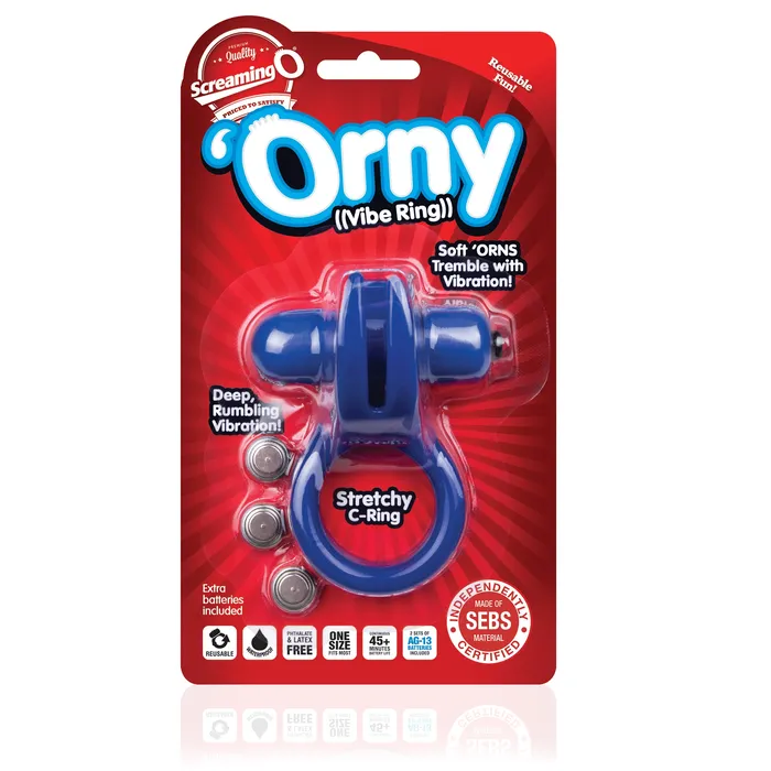 Vibrators Screaming O Orny Vibe Ring Blue