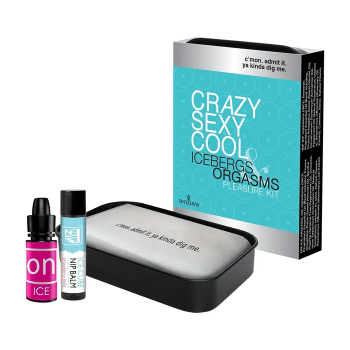 Vibrators Sensuva Crazy Sexy Cool Icebergs Orgasms Cooling Pleasure Kit