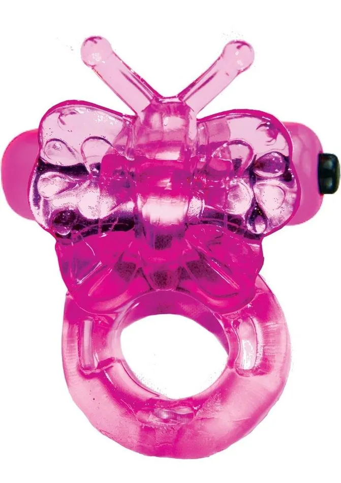 Wet Dreams Female Sex Toys Purrfect Pets Buzzy Butterfly Silicone Stimulator with Vibrating Bullet