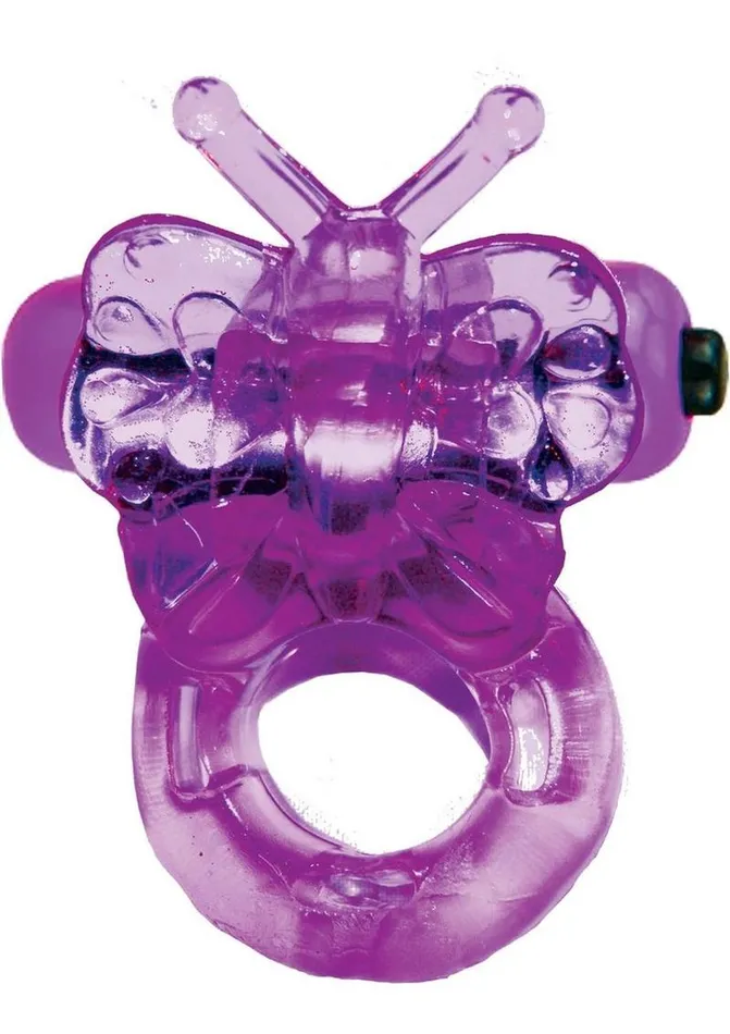 Wet Dreams Female Sex Toys Purrfect Pets Buzzy Butterfly Silicone Stimulator with Vibrating Bullet