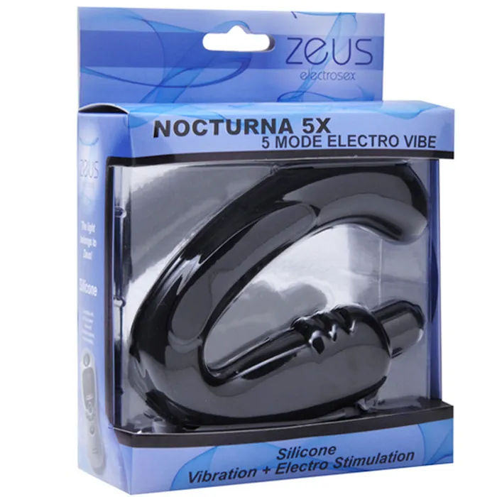 Zeus Zeus Nocturna 5 Mode Silicone Electro Vibrator Female Sex Toys