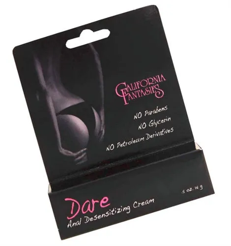 Anal California Fantasies Dare Anal Desensitizing Cream 05 Oz