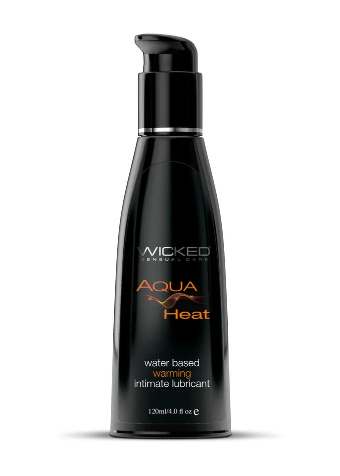 Aqua Heat Water Based Warming Lubricant 4 Fl Oz Wicked Sensual Care Lubricants