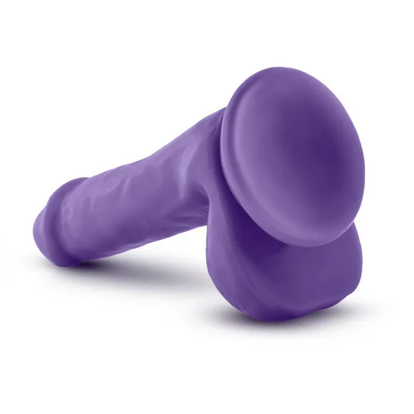 Au Naturel Bold Delight 6 In Dildo Purple Blush Novelties Dildos