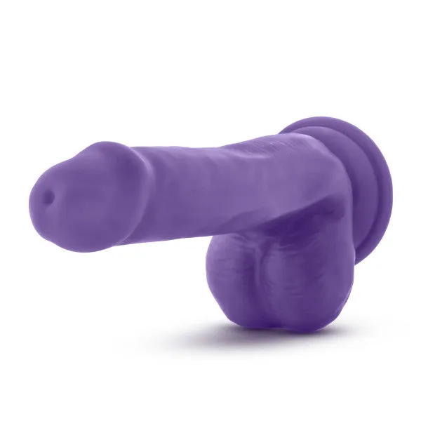 Au Naturel Bold Delight 6 In Dildo Purple Blush Novelties Dildos