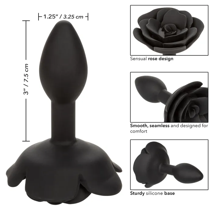 CalExotics CalExotics Forbidden Rose Anal Plug Small Black Anal